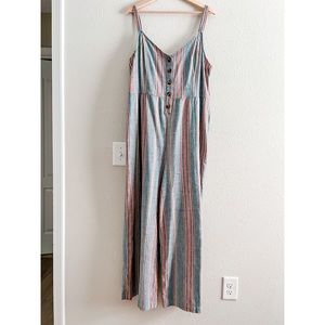 Women’s size extra large American Eagle striped pants romper